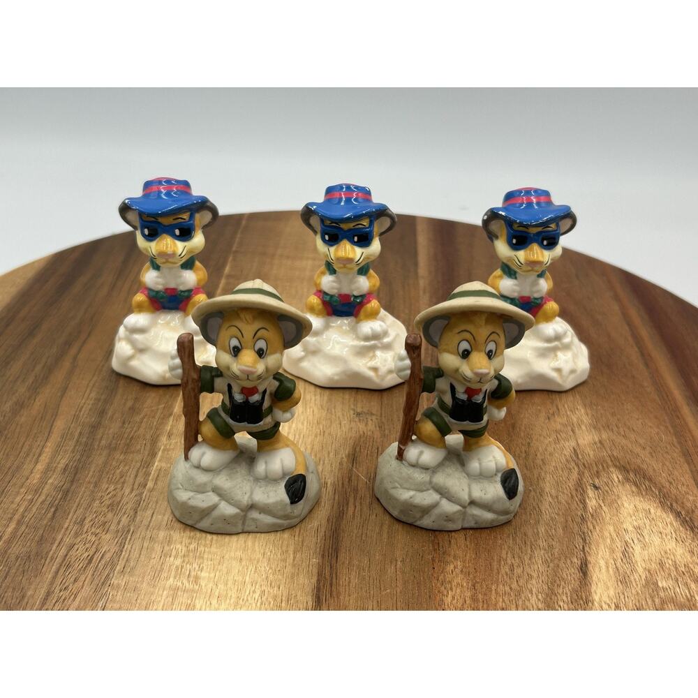 Vintage 1997 MGM Grand Las Vegas Lion Figurine Lot 5 Nevada Casino
